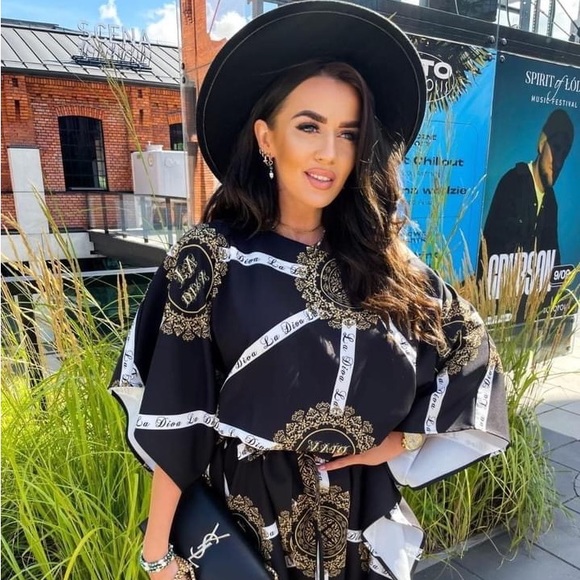 ✨ European Style Oversized Tunic Dress – Made in Poland (One Size) LaDiva NWT - Picture 2 of 8